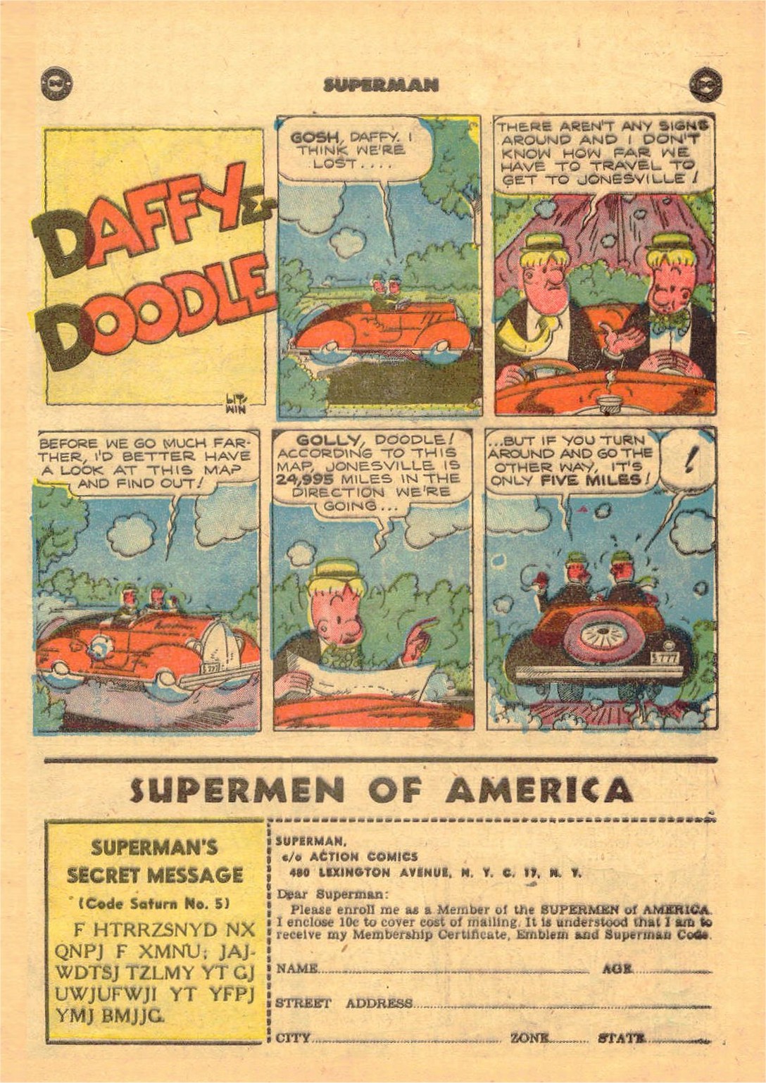 Read online Superman (1939) comic -  Issue #54 - 50