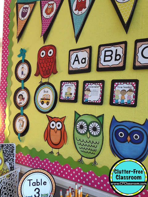 Owls Themed Classroom Ideas Printable Classroom Decorations