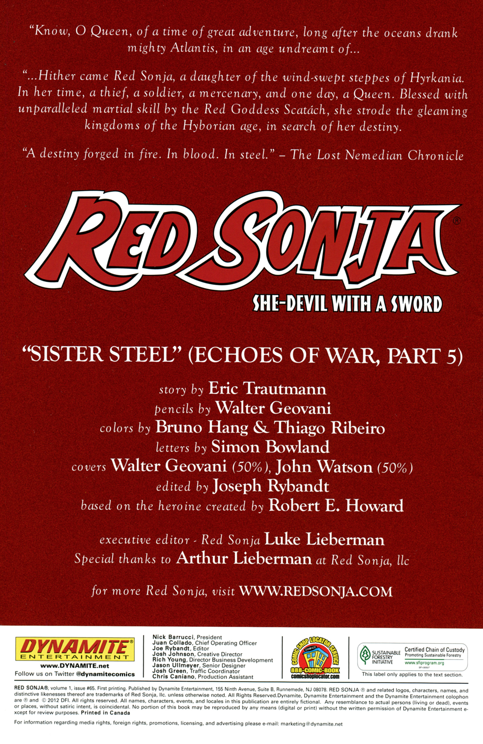Red Sonja (2005) Issue #65 #70 - English 2