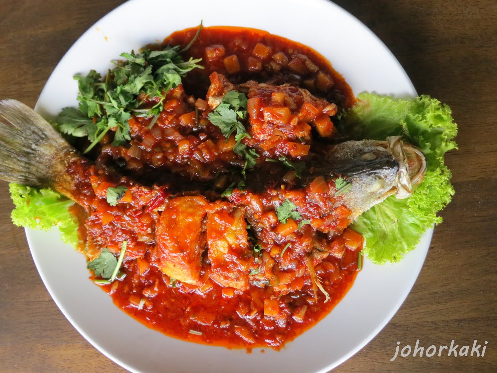 Ikan Siakap Tiga Rasa at Sutera Village near Sutera Mall in Johor Bahru