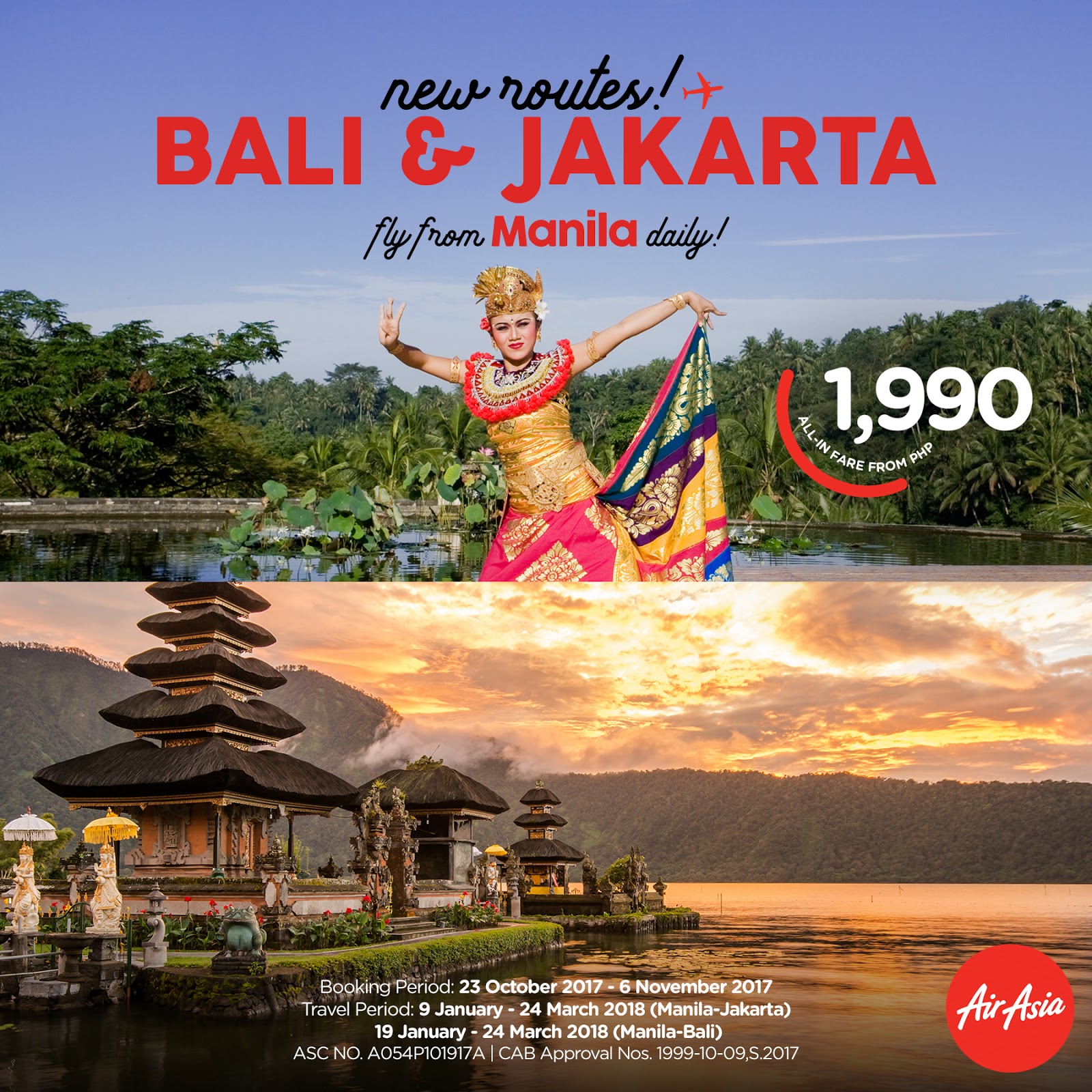 AirAsia offers promo seats to Bali and Jakarta