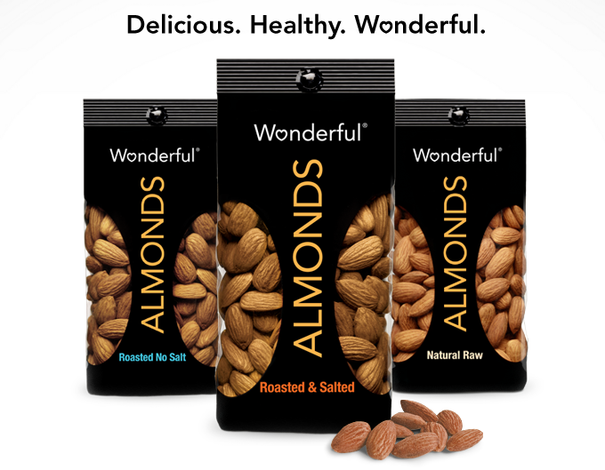 Snack Healthier This Year With Wonderful Pistachios & Almonds & 