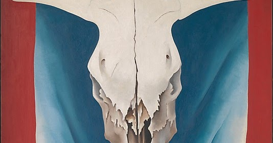 Cow Skull Canvas Painting Cow Skull Canvas Painting