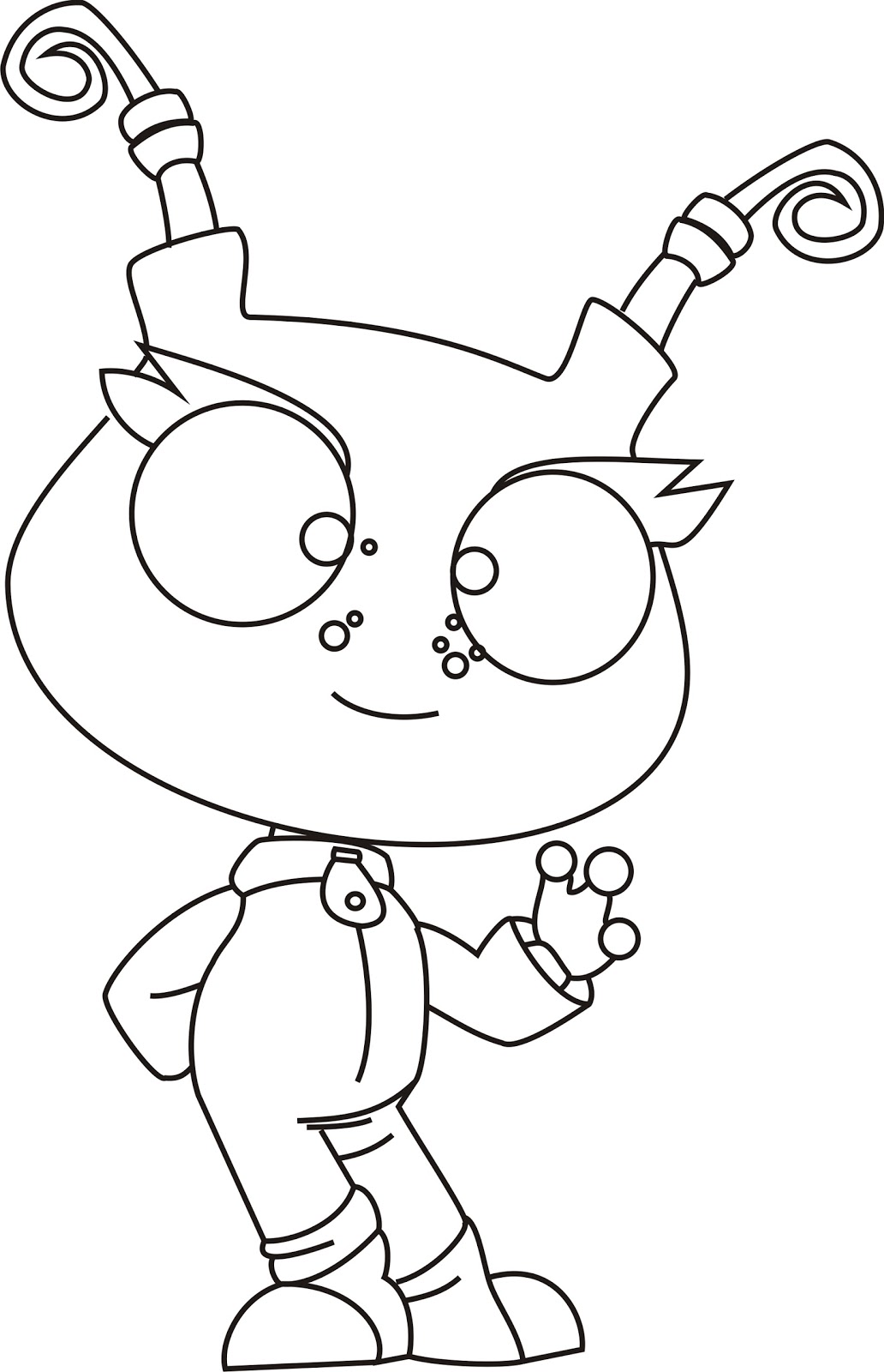 iggle piggle coloring pages - photo #17