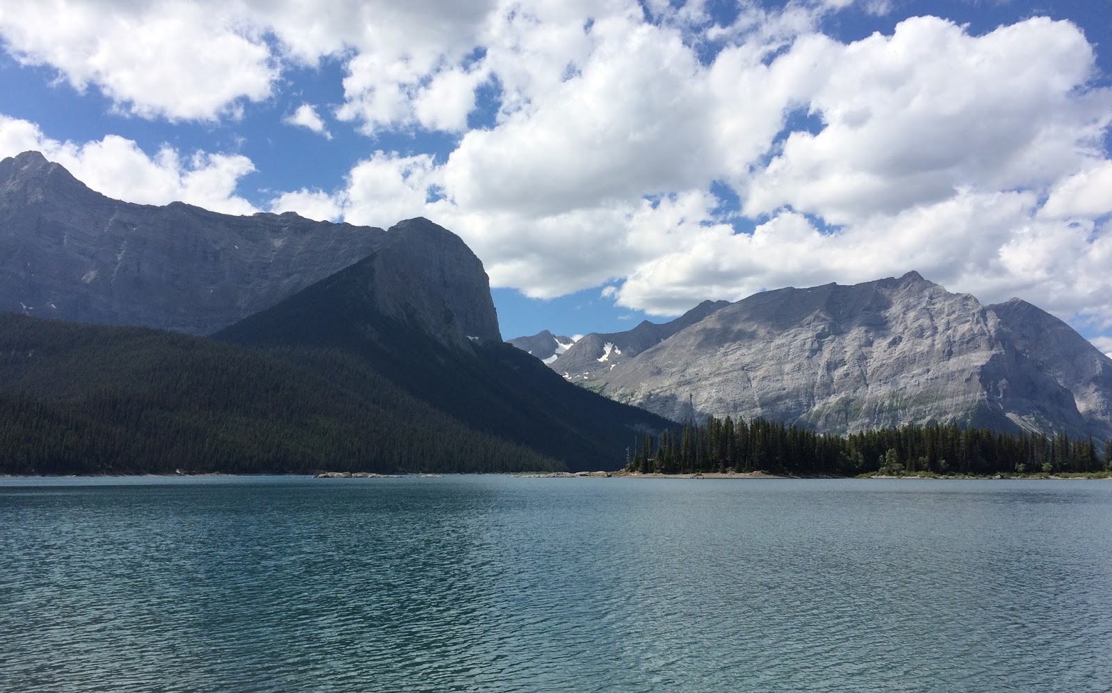 Canoeing Around Edmonton, Alberta, Canada Upper Kananaskis Lake
