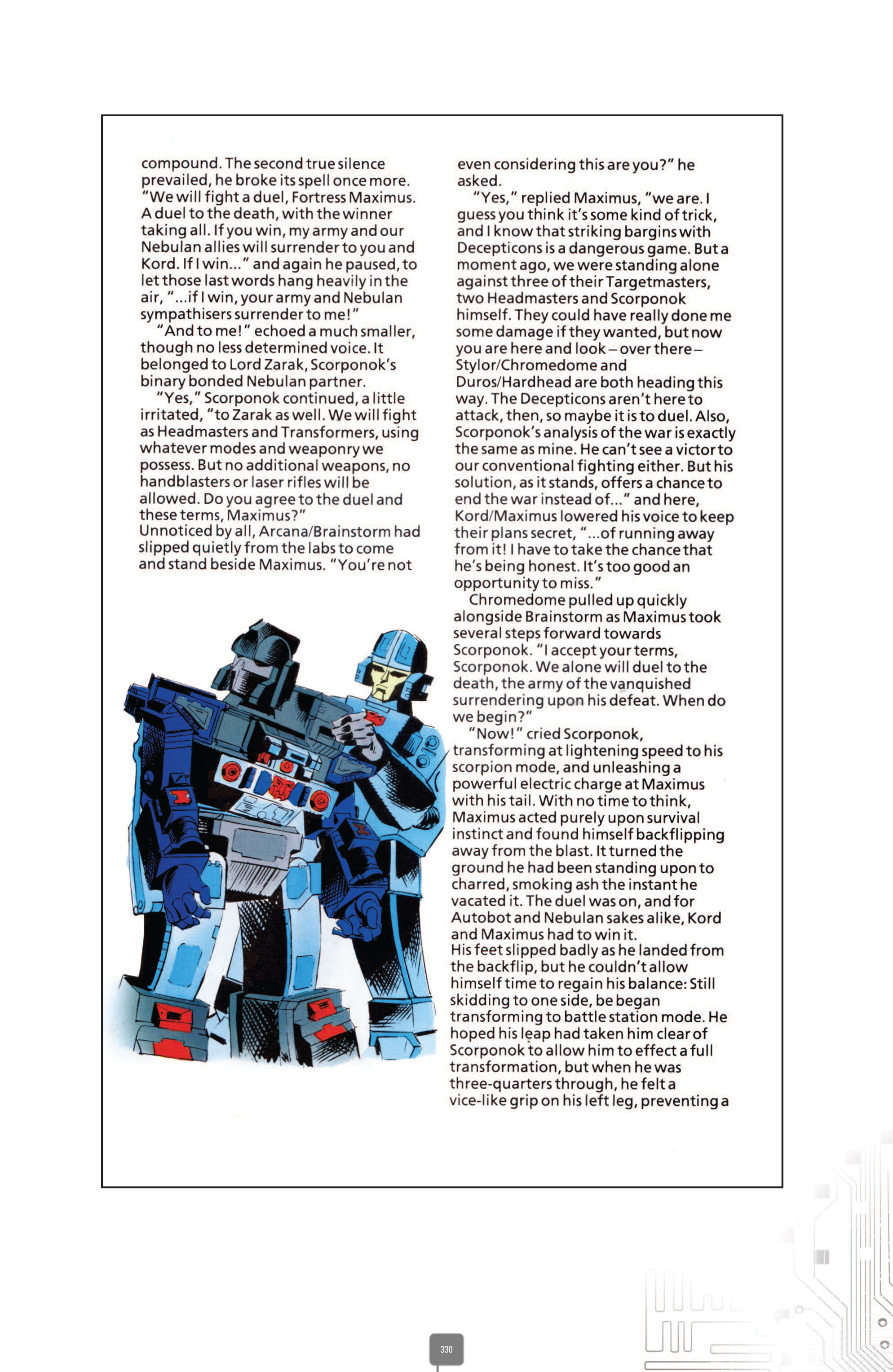 Read online The Transformers Classics UK comic -  Issue # TPB 4 - 330