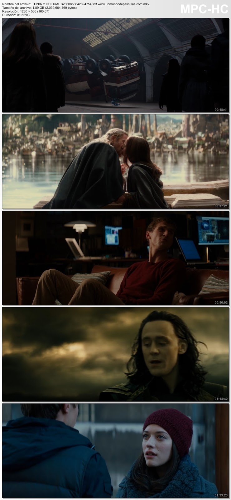Capturas de la película.