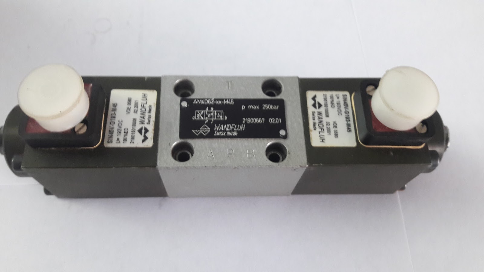 Wandfluh Hydraulic Valves AM4D62xxM45 Solenoid Valves Suppliers in