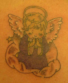 Cartoon Angel Tattoos