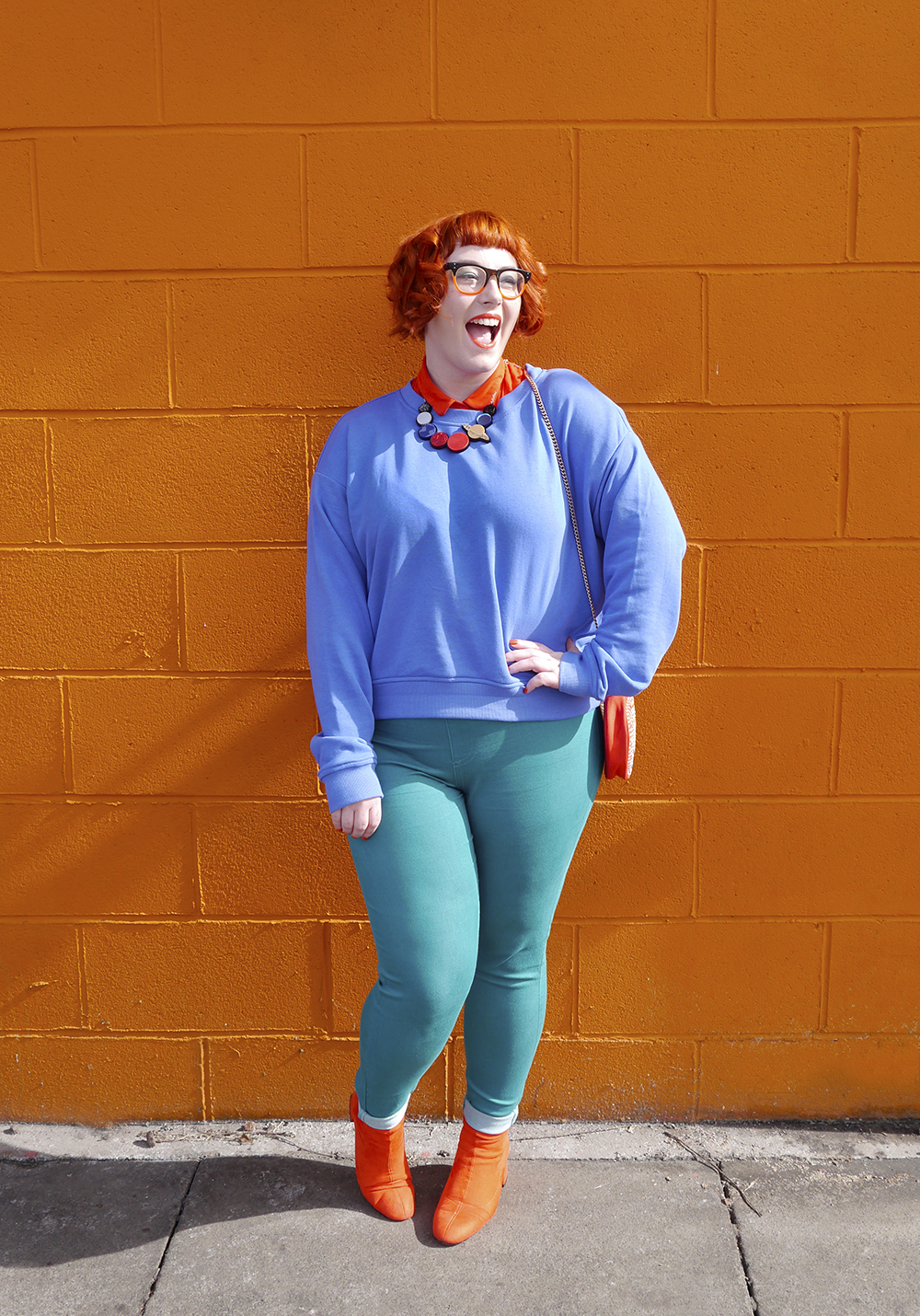 Loud colourful cartoon outfit 90s Nickelodeon inspired outfit