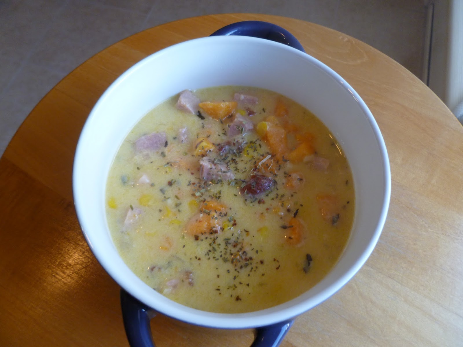 The Pastry Chef's Baking: Sweet Potato, Ham and Corn Chowder