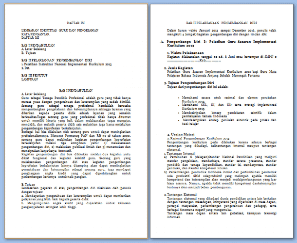 Contoh Laporan Waka Kurikulum Contoh Tiap Contoh Laporan Waka Kurikulum Contoh Tiap