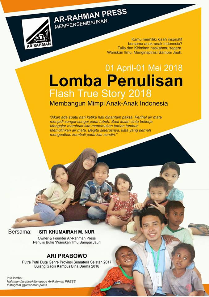 Lomba Menulis Cerita Anak 2018