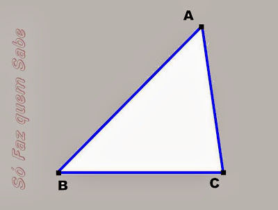 Traçando um triângulo para construir sua mediana
