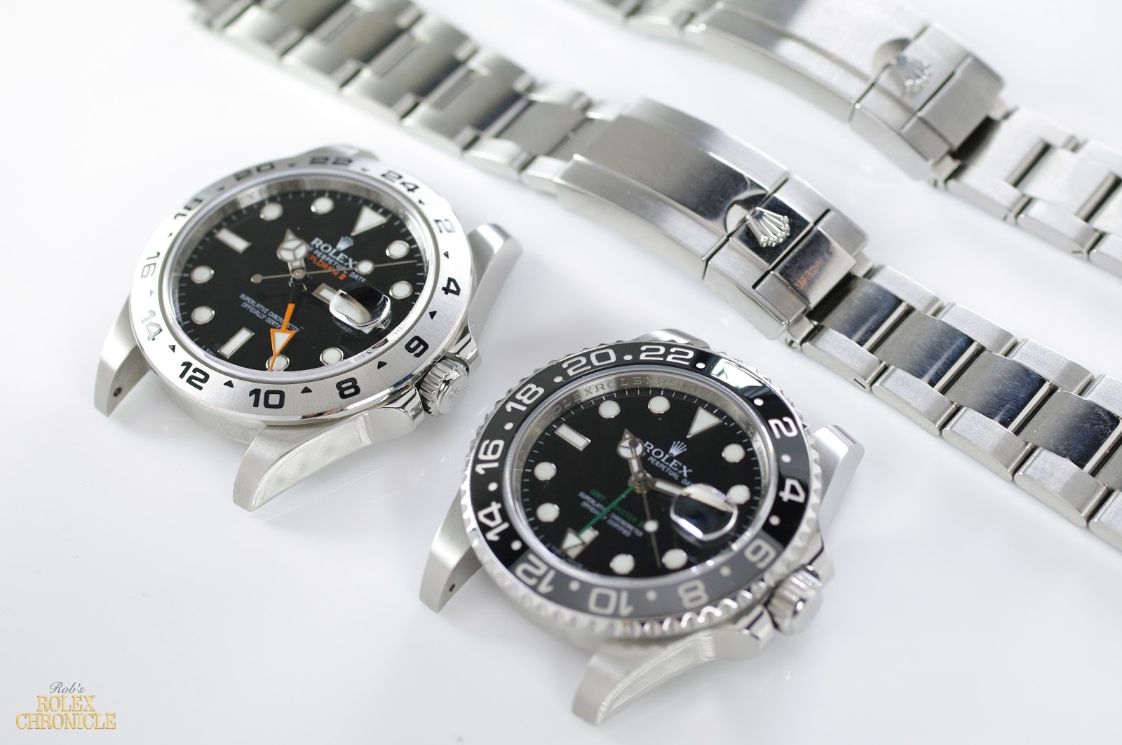 rolex explorer ii vs gmt