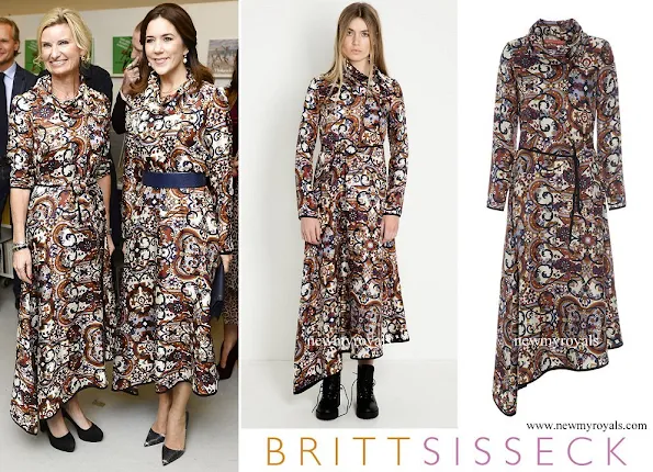 Crown Princess Mary wore Britt Sisseck Olga Dress