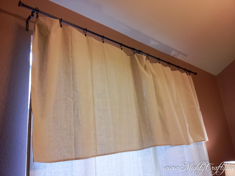 MightyCrafty Easy Canvas DropCloth Curtains