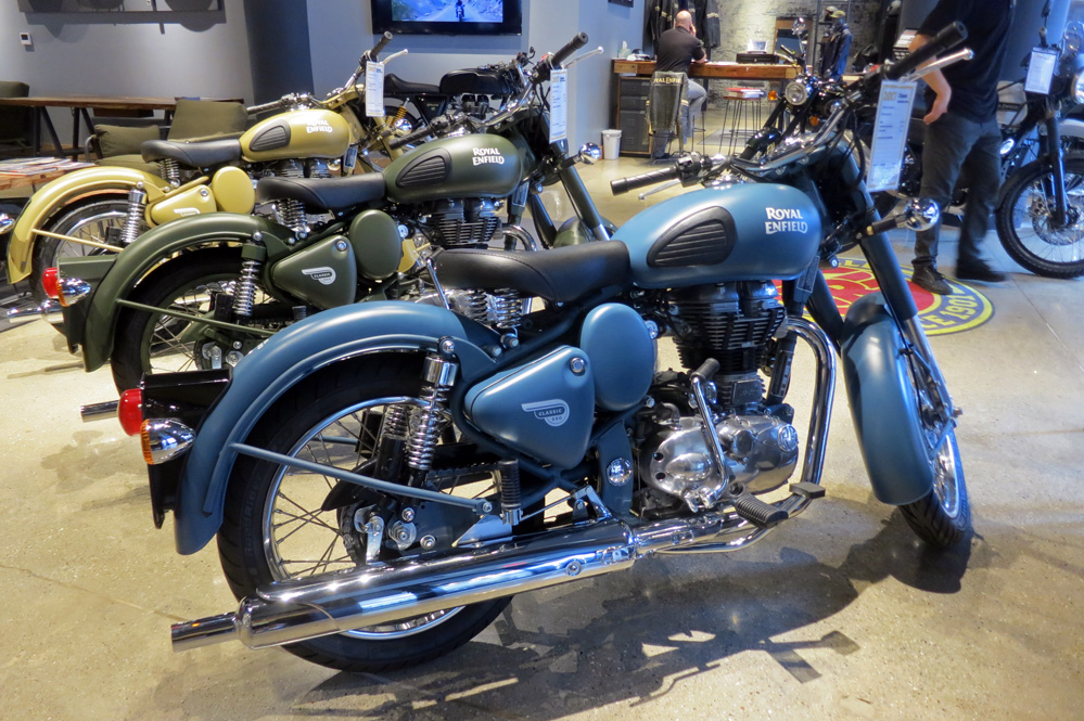 A visit to the Royal Enfield USA store in Milwaukee