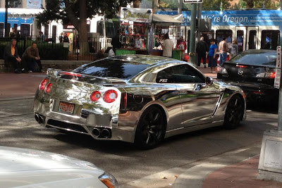 Chrome Nissan GTR