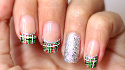 french tip christmas nail nails ll leave wall