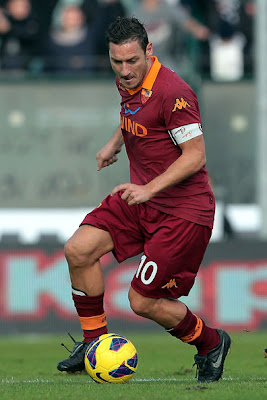 Francesco Totti in action.