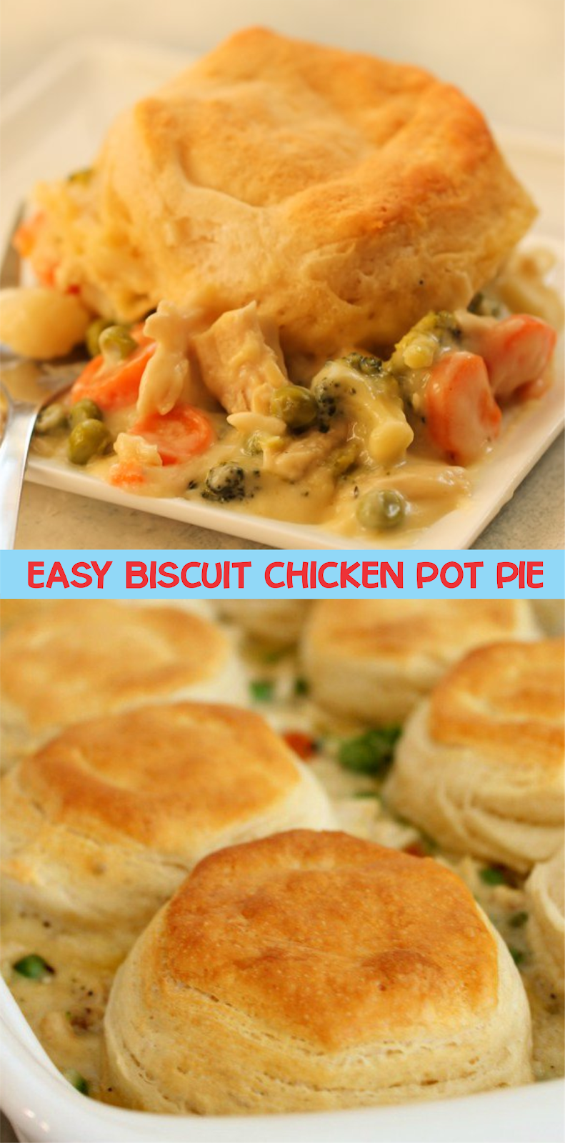 EASY BISCUIT CHICKEN POT PIE EAT