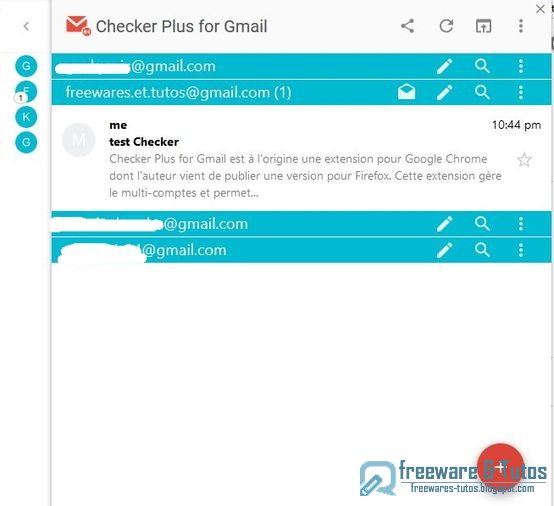 Checker Plus for Gmail une super extension Firefox pour Gmail