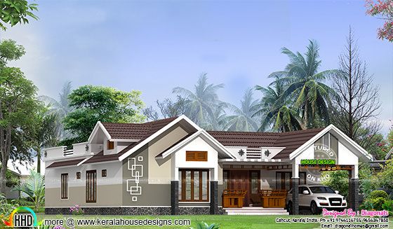 Modern single floor home