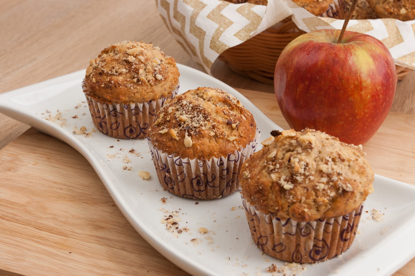 Katastrofa la cocina Muffins de Manzana y canela