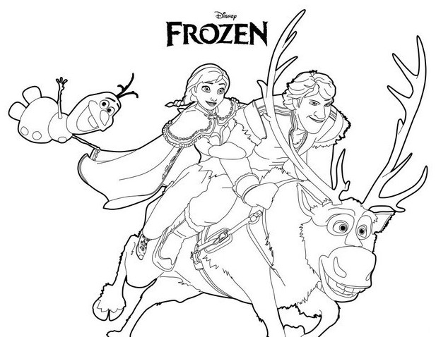 Buku Gambar Mewarnai Frozen Fever Terbaru Gambarcoloring Hantu