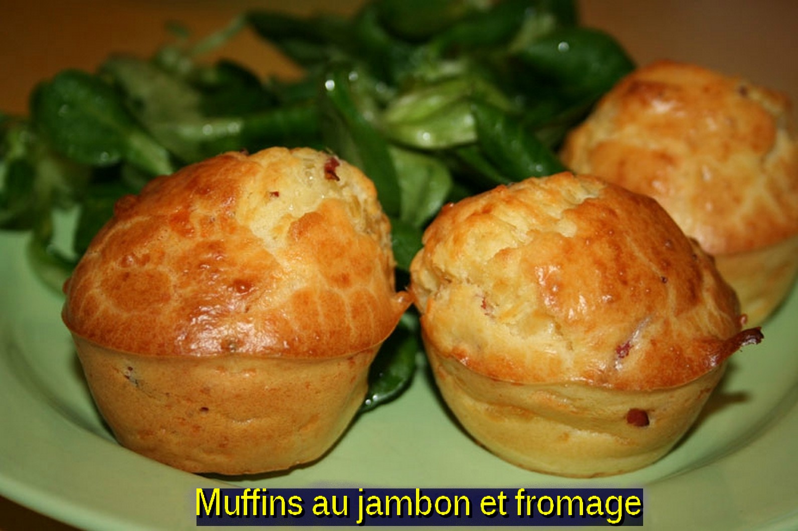 Recettes principales Muffins au jambon et fromage
