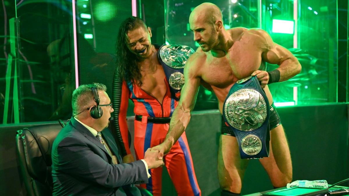 Shinsuke Nakamura compara Tag Team com Cesaro com Hiroshi Tanahashi Shinsuke Nakamura compara Tag Team com Cesaro com Hiroshi Tanahashi