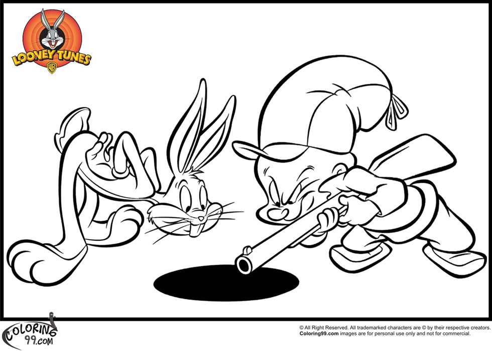 rabbit hunting coloring pages - photo #16