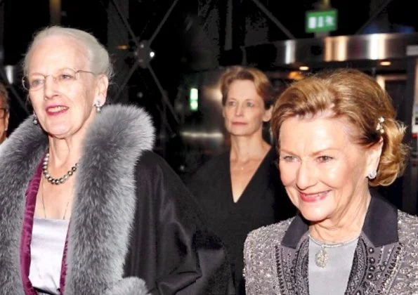 Queen Sonja and Queen Margrethe attend the Opera Gala of The Queen Sonja International Music Competition