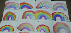 rainbows watercolor mello teaching rainbow