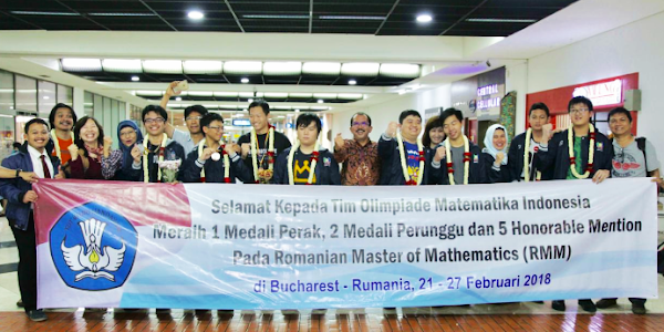 Indonesia Raih Prestasi Olimpiade Matematika Ajang Internasional :
Romanian Master of Mathematics
