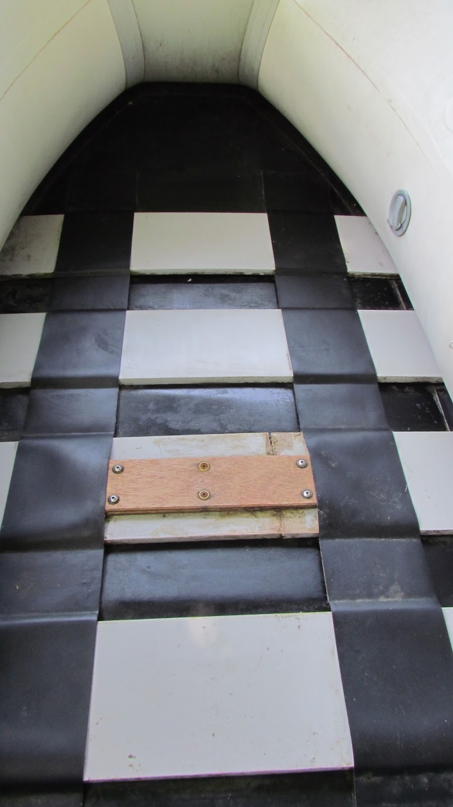 Small Boat Projects Making Life Aboard Easier Dinghy floor repair
