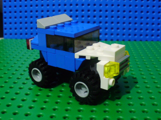 MOC LEGO Veículo todo-o-terreno azul