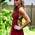 Gorgeous  blood color long maxi dress fashion