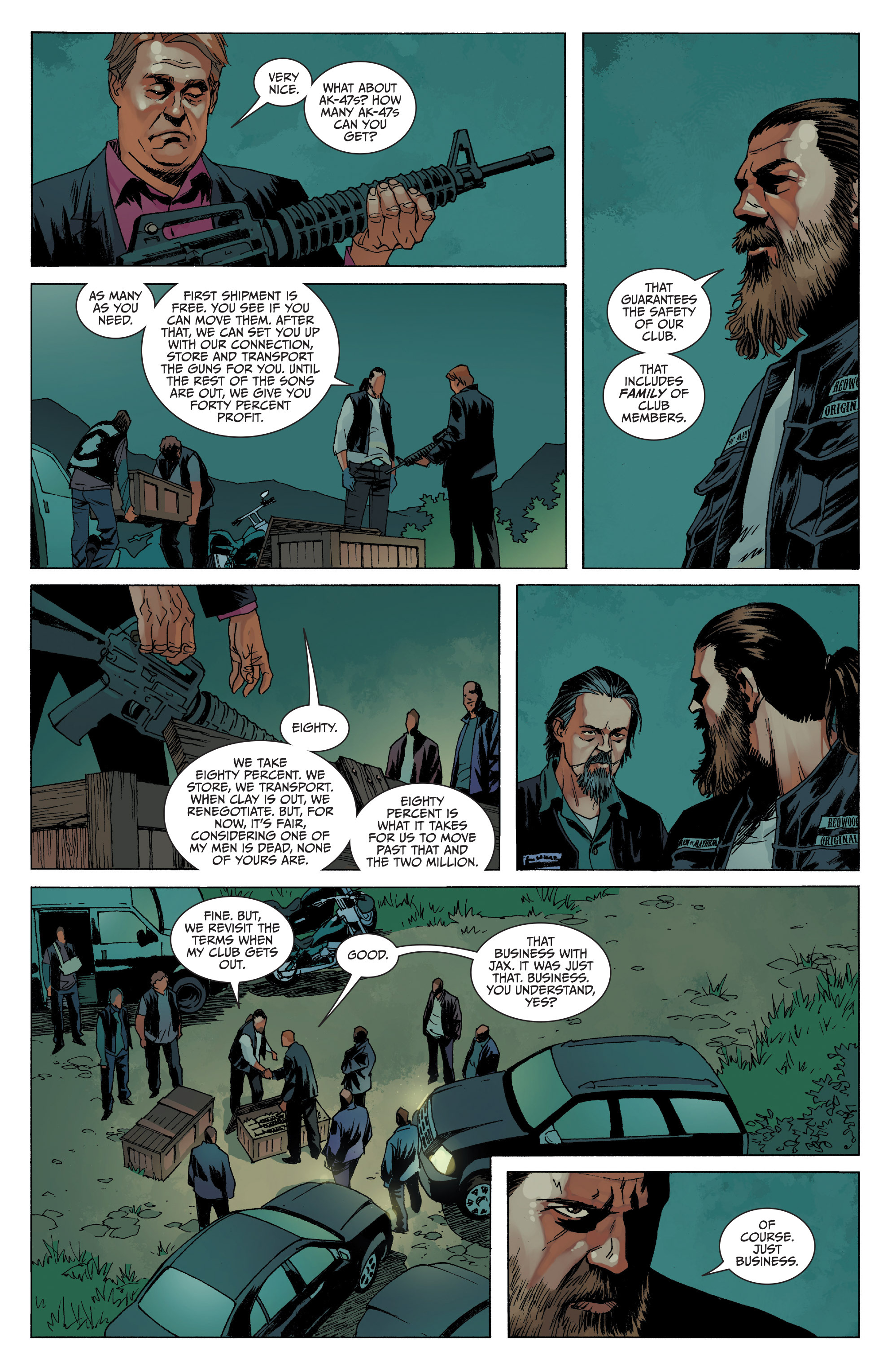 Read online Sons of Anarchy comic -  Issue #10 - 12