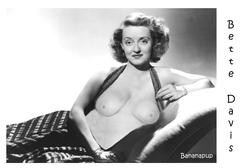 Naked Celebrity Girls: Bette Davis.