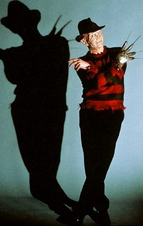 Freddy Krueger Foto de Freddy Krueger con su sombra