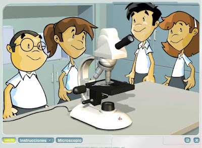 microscopio interactivo