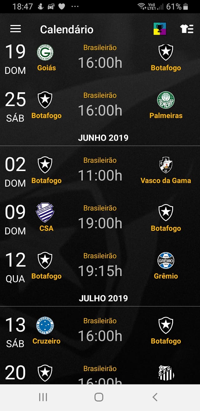 Qual o horário do jogo do Botafogo e Nova Iguaçu?