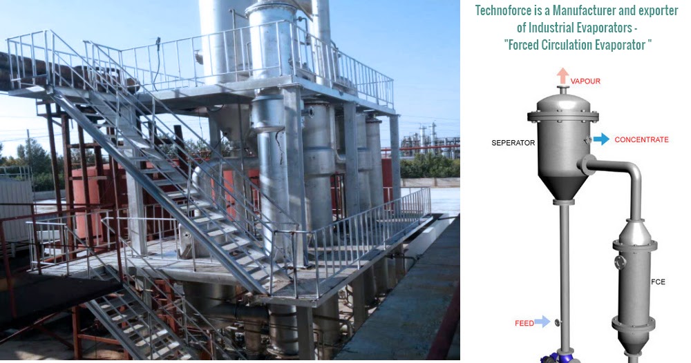 Forced Circulation EvaporatorTechnoforce is a Leading Manufacturer and