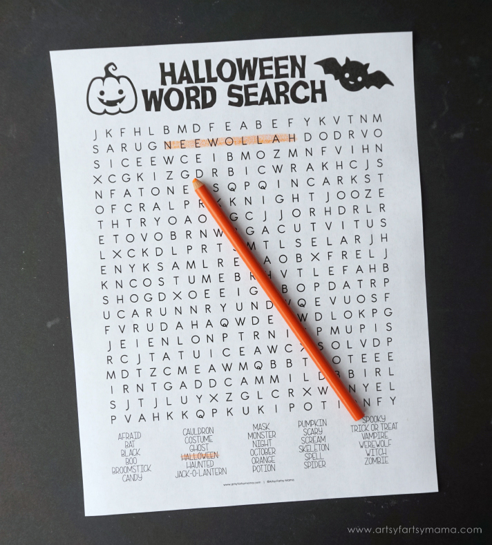 Free Printable Halloween Activity Pack - Halloween Word Search
