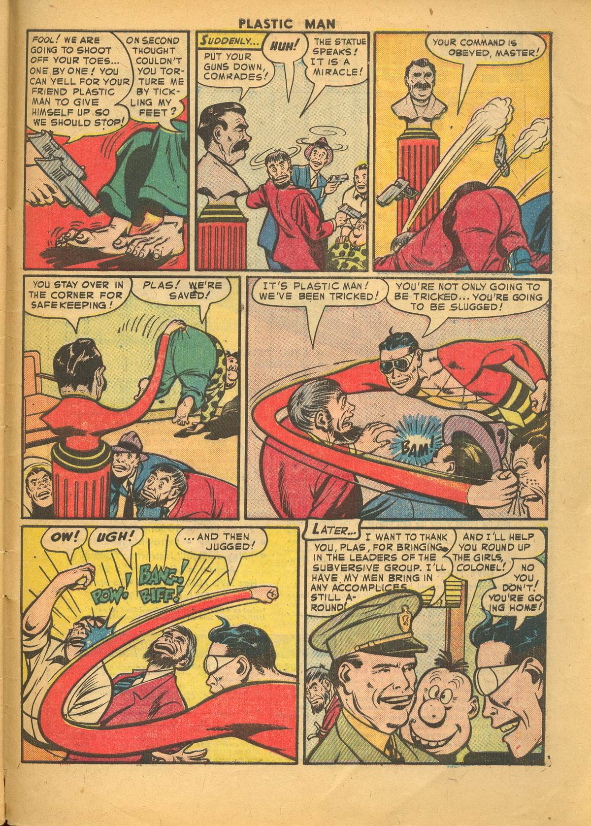 Read online Plastic Man (1943) comic -  Issue #34 - 33