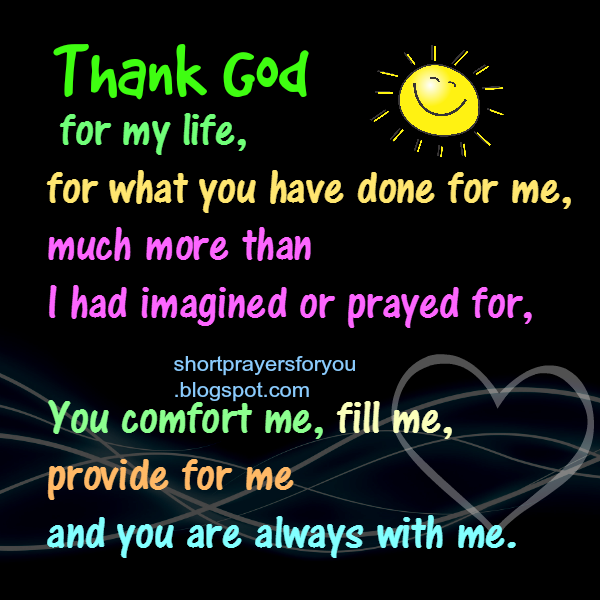 Thank you prayer for friends and family image