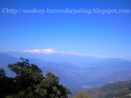 view of Kanchenjunga from Darjeeling