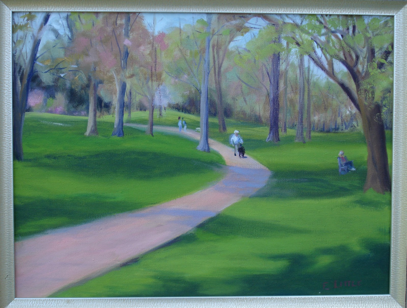 Ellen Little's Paintings Bird Park, Walpolea favorite place to paint